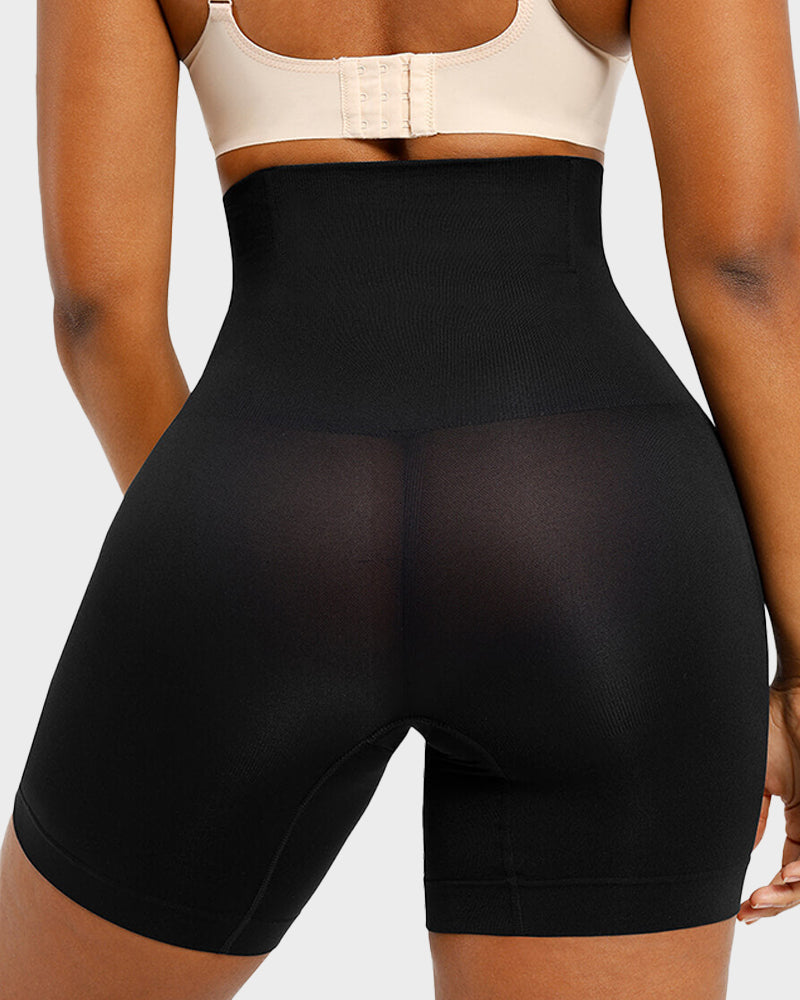 Comfort Seamless High-Waist Mid-Thigh Shaping Shorts