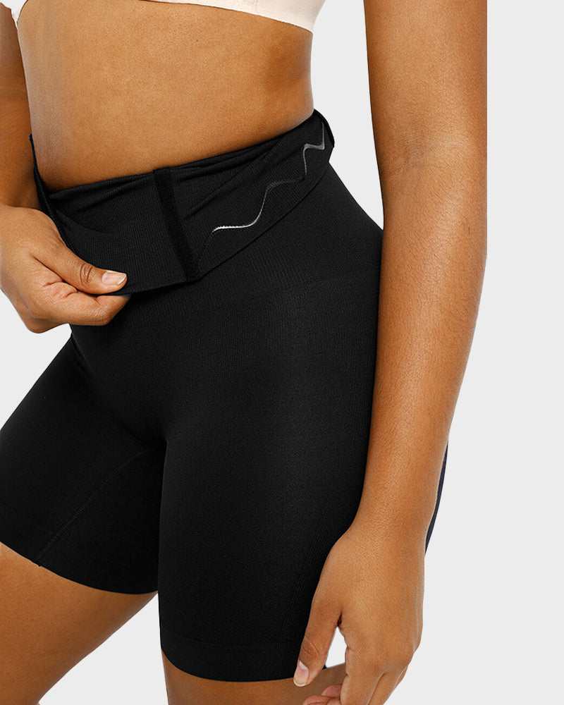 Comfort Seamless High-Waist Mid-Thigh Shaping Shorts
