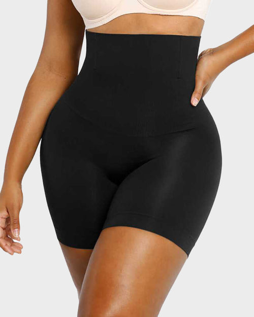 Comfort Seamless High-Waist Mid-Thigh Shaping Shorts