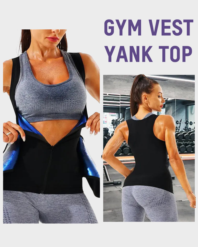 Adjustable Sauna Sweat Waist Trainer Tank Top