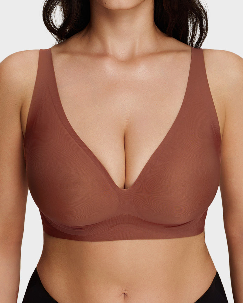 AirEase™ Supportive Wireless Deep-V Bra