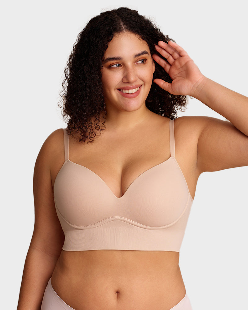 Deep V Wireless Lift Bralette