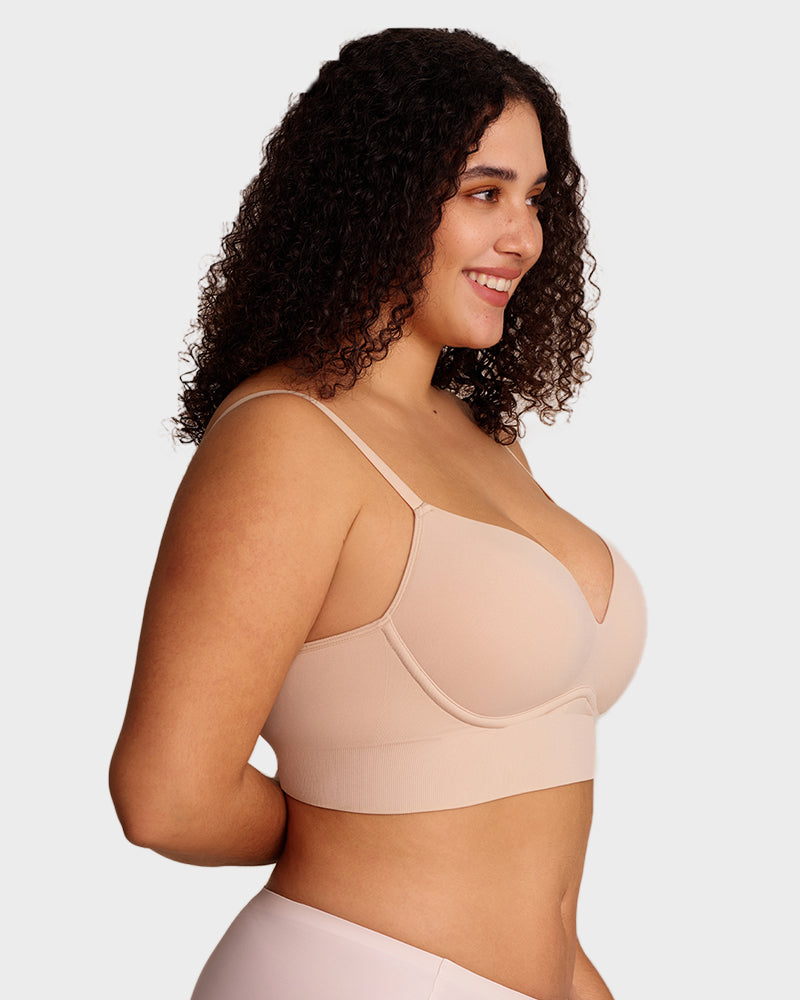 Deep V Wireless Lift Bralette