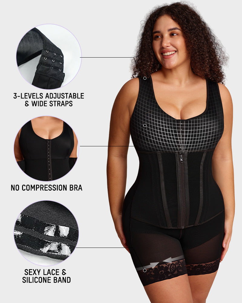 Fajas Colombianas Double Tummy Control Full Body Shapewear
