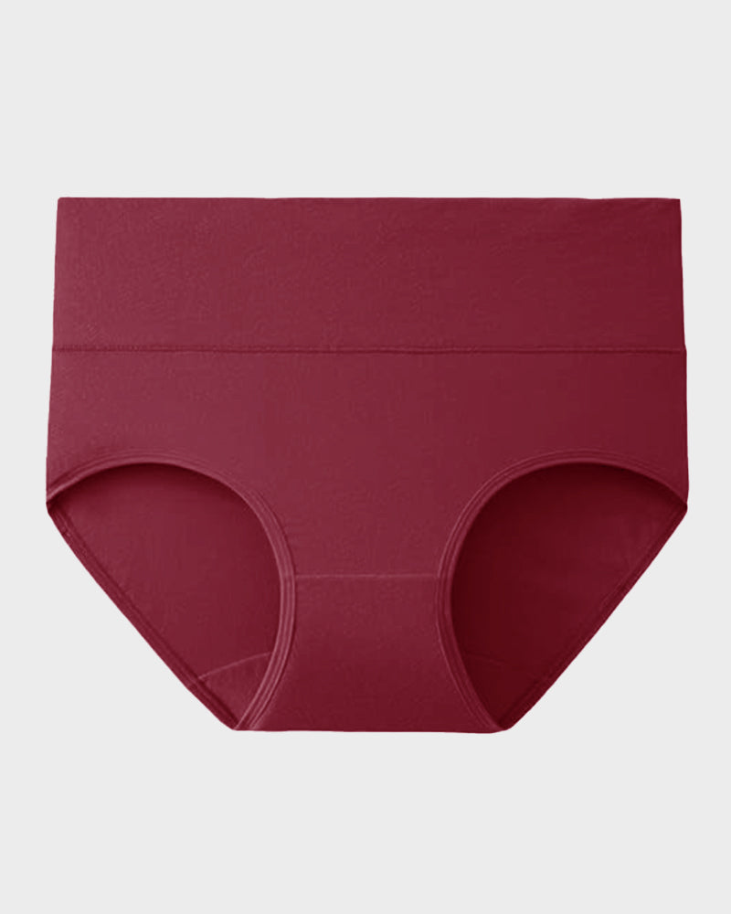 High-Waisted Full Coverage Cotton Briefs(4 pack)