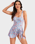 One Piece Tummy Control Tie Knot Swimsuits