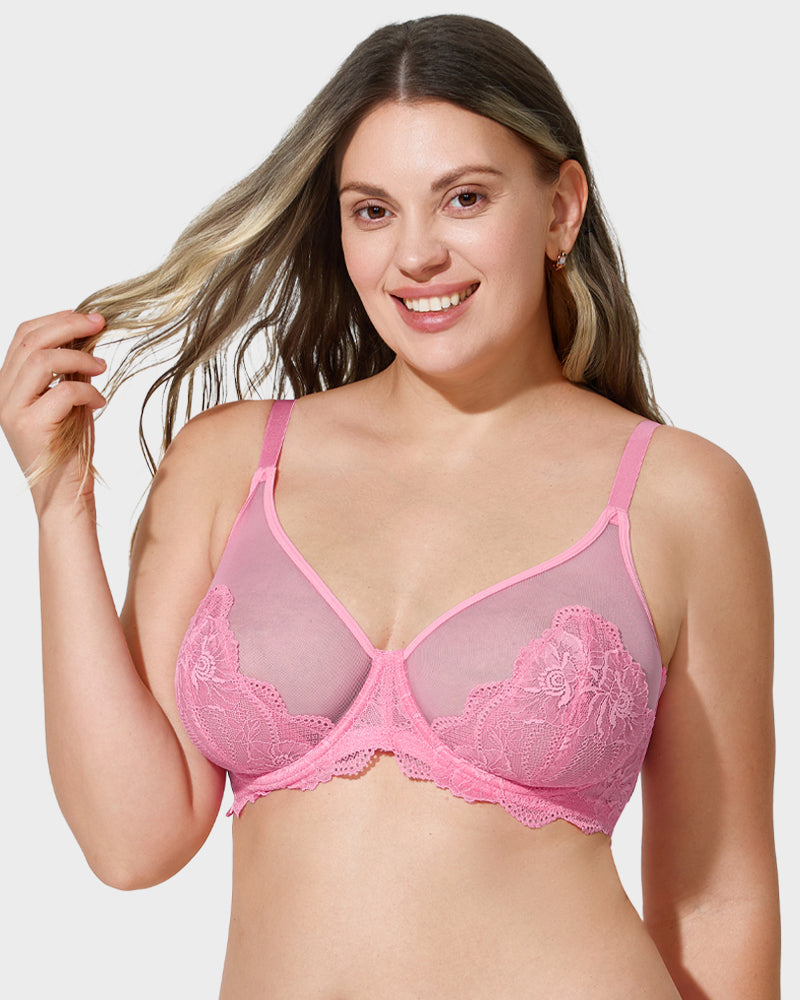 Full Coverage Lace Minimizer Bra